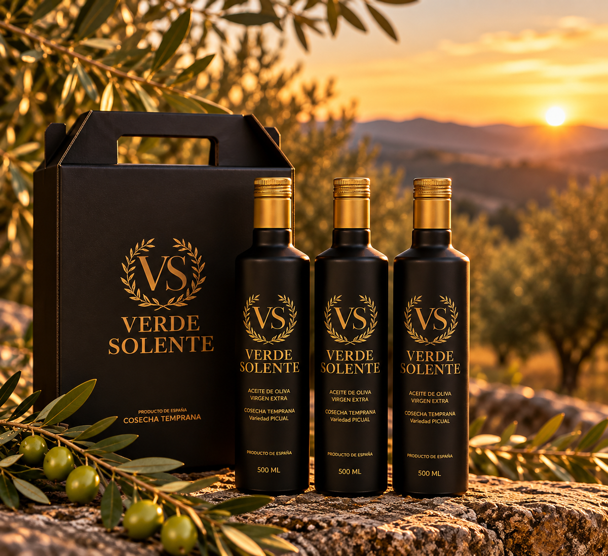 AOVE Picual de Cosecha Temprana – Verde Solente