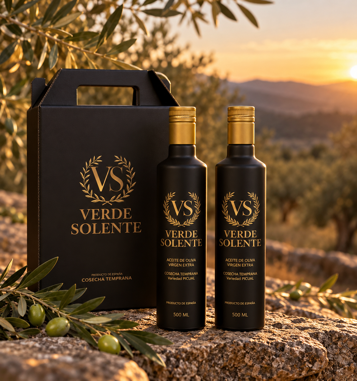 AOVE Picual de Cosecha Temprana – Verde Solente